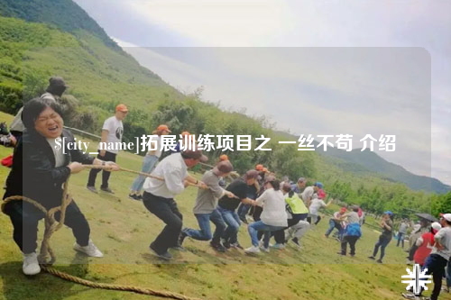 甘肃拓展训练项目之 一丝不苟 介绍